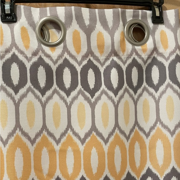 Geometric Patterned Curtain Panel - Picture 3 of 3